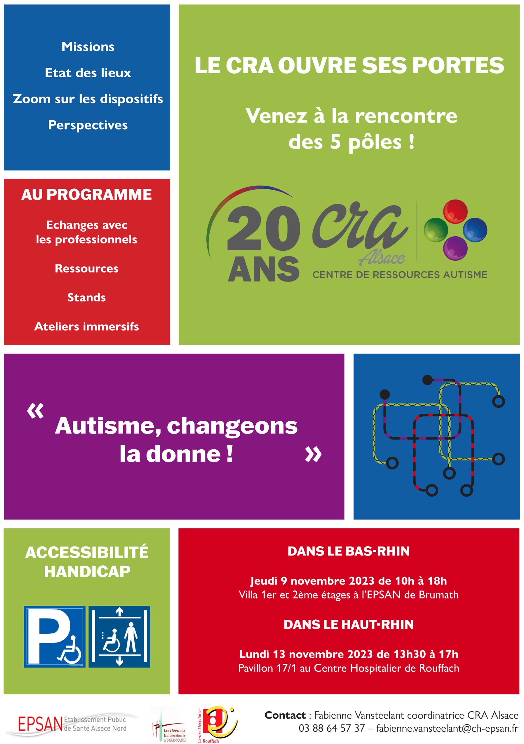 LE CRA OUVRE SES PORTES - Venez � la rencontre des 5 p�les !