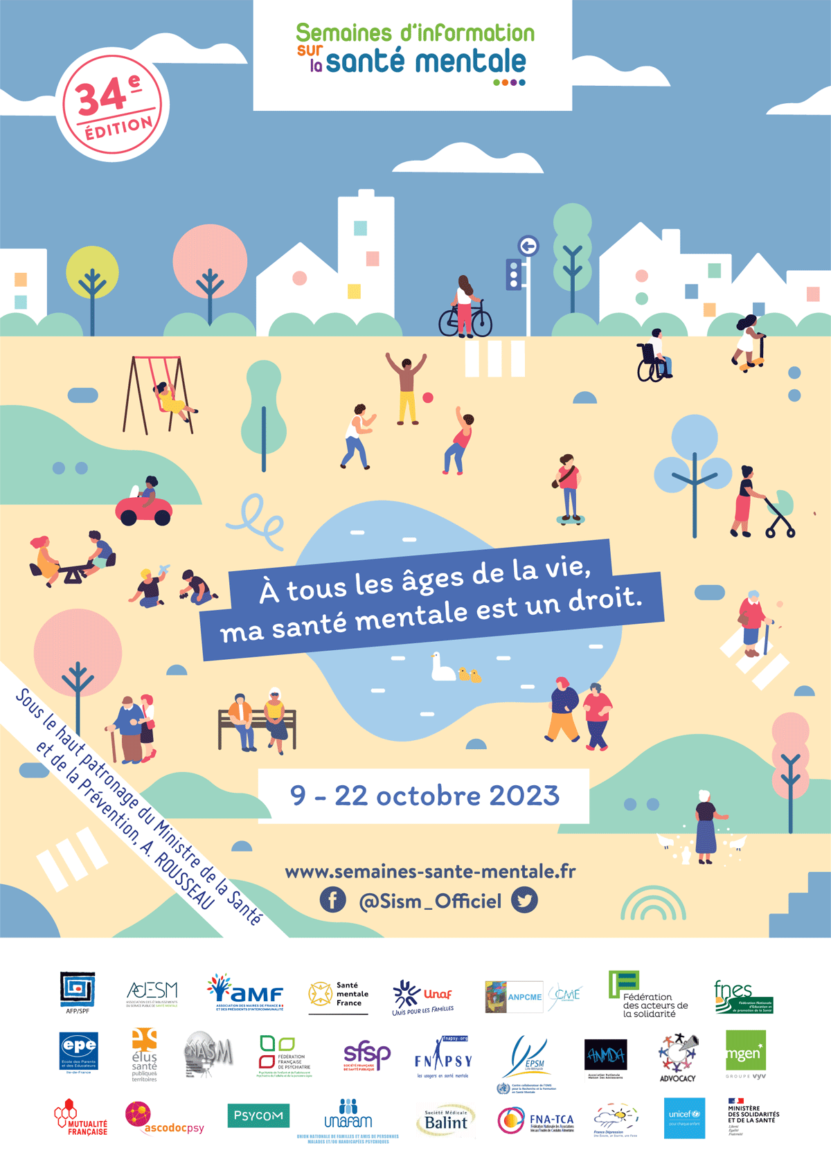 Semaines d�Information sur la Sant� Mentale Du 9 au 22 octobre 2023 au GHSO et � l�HIVA