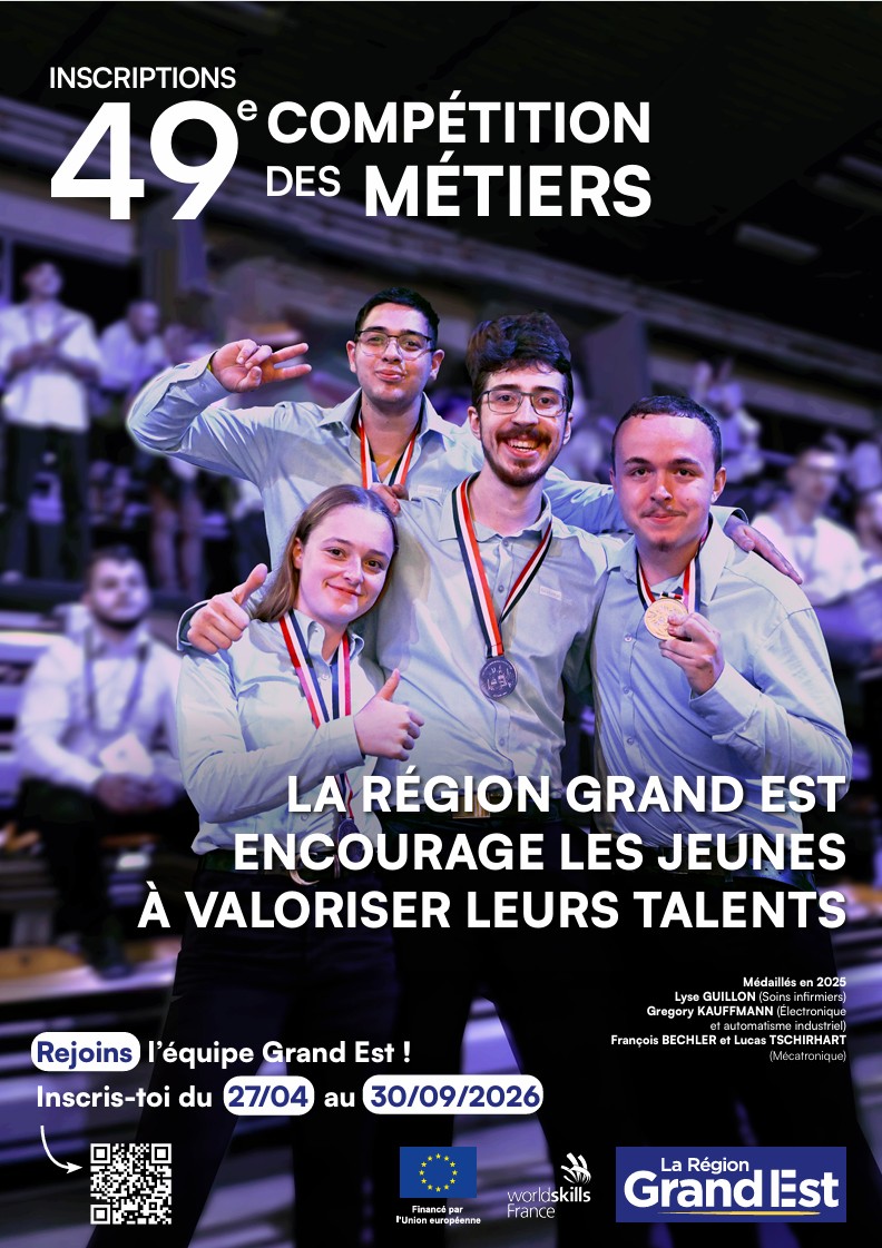 Promotion de la 49�me Comp�tition des M�tiers Grand Est